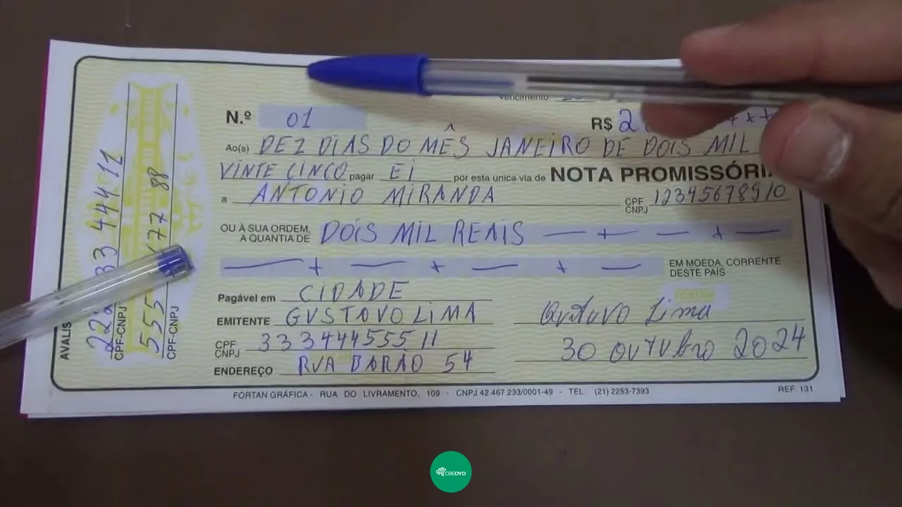 O que é uma nota promissória? O que acontece se ela não for paga?