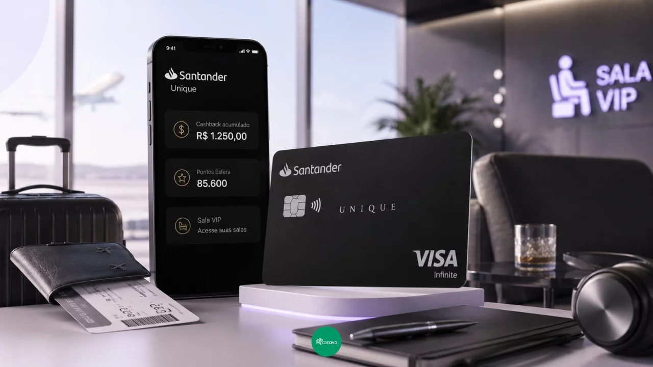 Santander Unique Black: anuidade, cashback e sala VIP compensam para gastos altos?