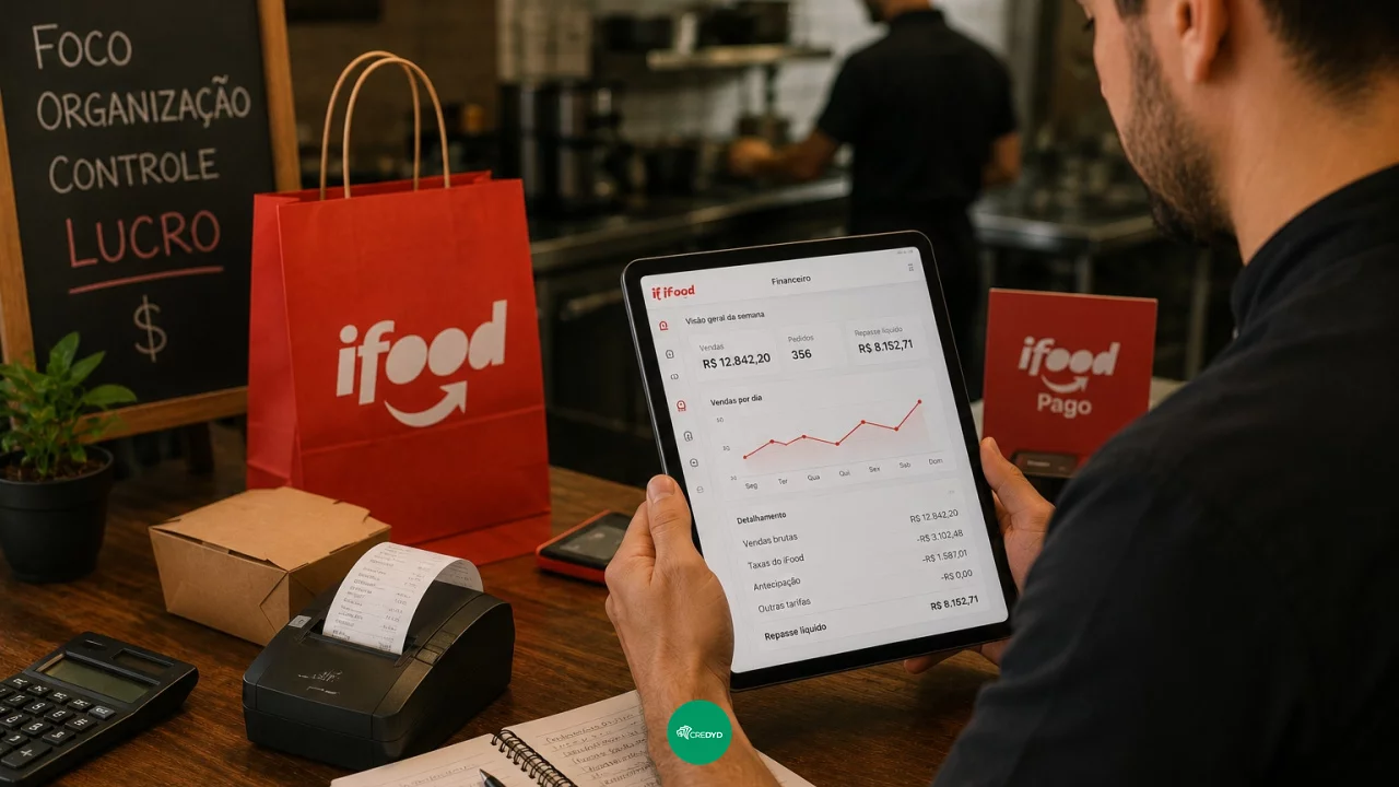 iFood Pago para restaurantes: como controlar repasses, taxas e antecipação de vendas