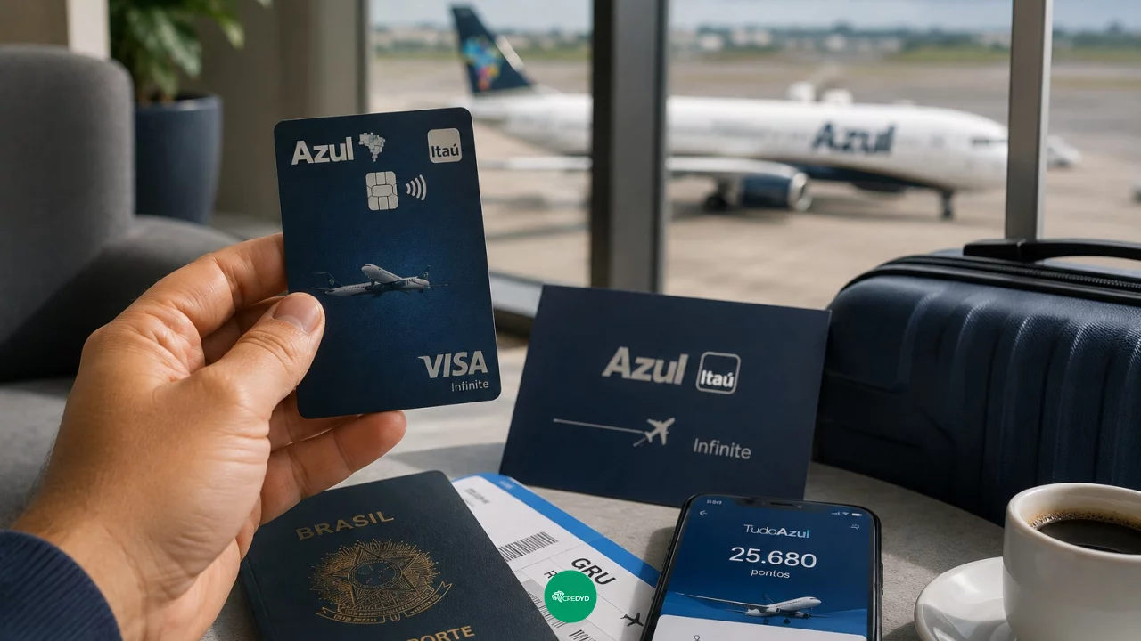 Cartão Azul Itaú Infinite: quando passagem grátis para acompanhante compensa a anuidade