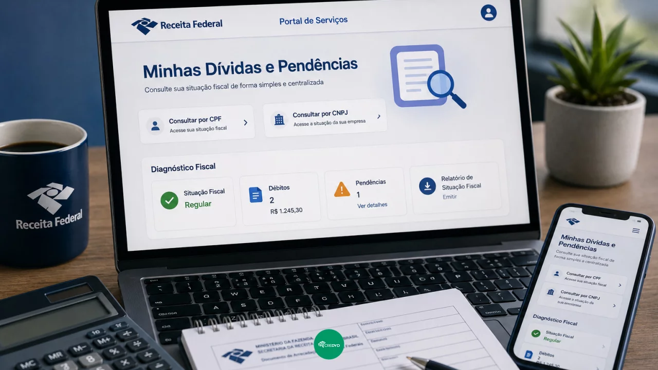 Minhas Dívidas e Pendências da Receita Federal: como consultar débitos pelo CPF ou CNPJ