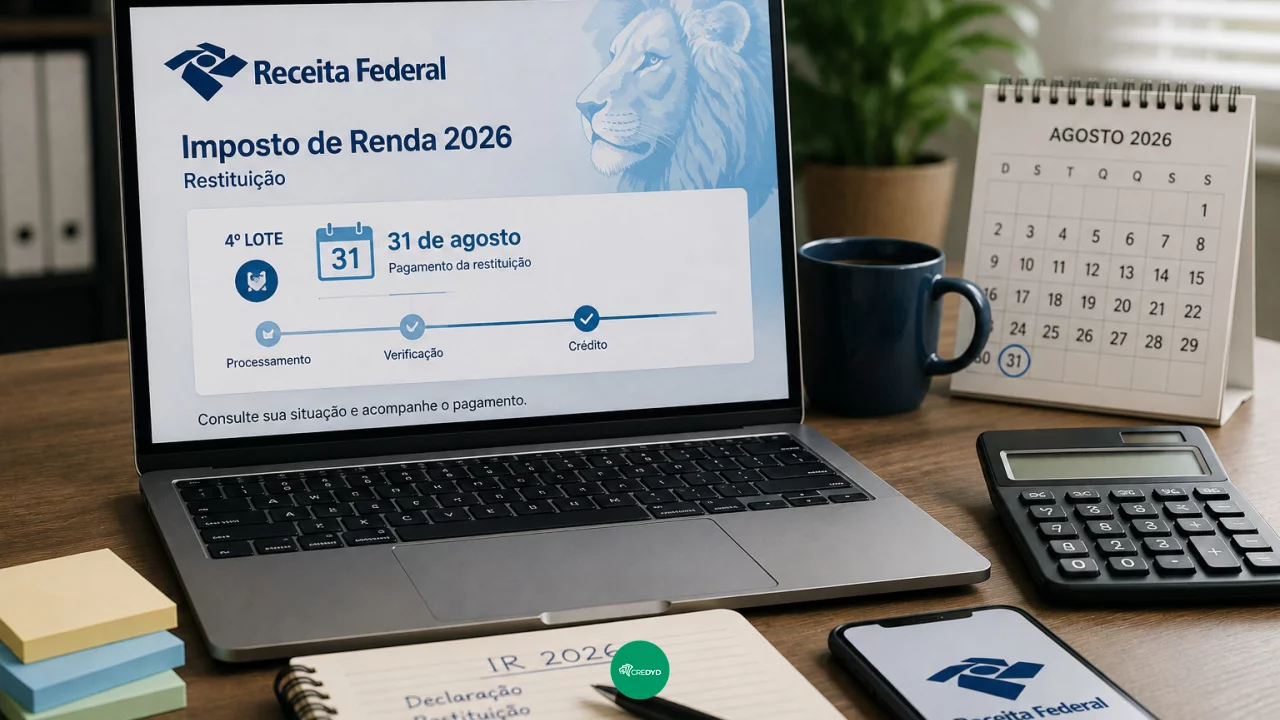 Restituição do Imposto de Renda 2026: quem ainda pode receber no quarto lote de agosto